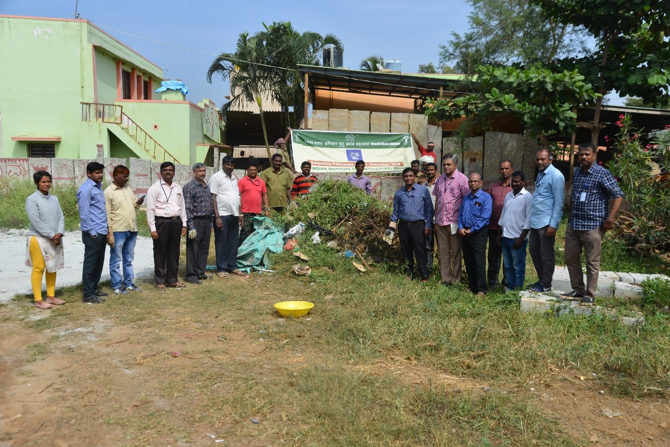 Swachhta Pakhwada activities at ICAR-IIHR on 21.12.2109