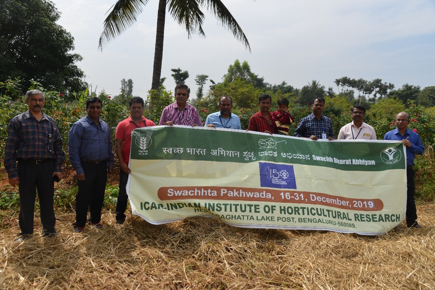 Swachhta Pakhwada activities at ICAR-IIHR on 21.12.2109