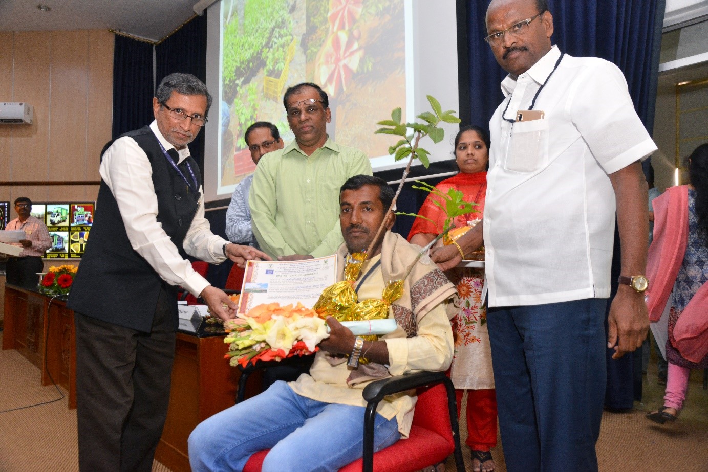 Celebration of Kisan Diwas (Farmers Day) 2019 at ICAR-IIHR on 23.12.2109
