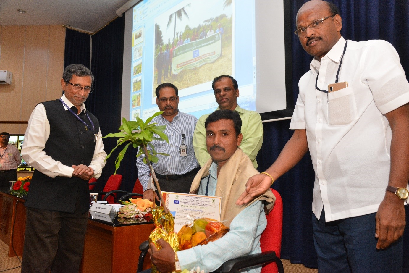 Celebration of Kisan Diwas (Farmers Day) 2019 at ICAR-IIHR on 23.12.2109