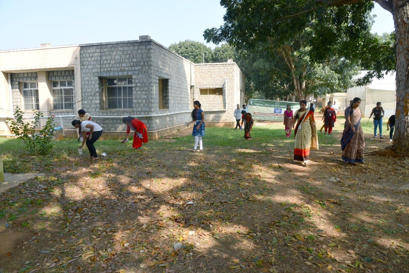 Swachhta Pakhwada activities held on 27.12.2019 at ICAR-IIHR, Bengaluru.