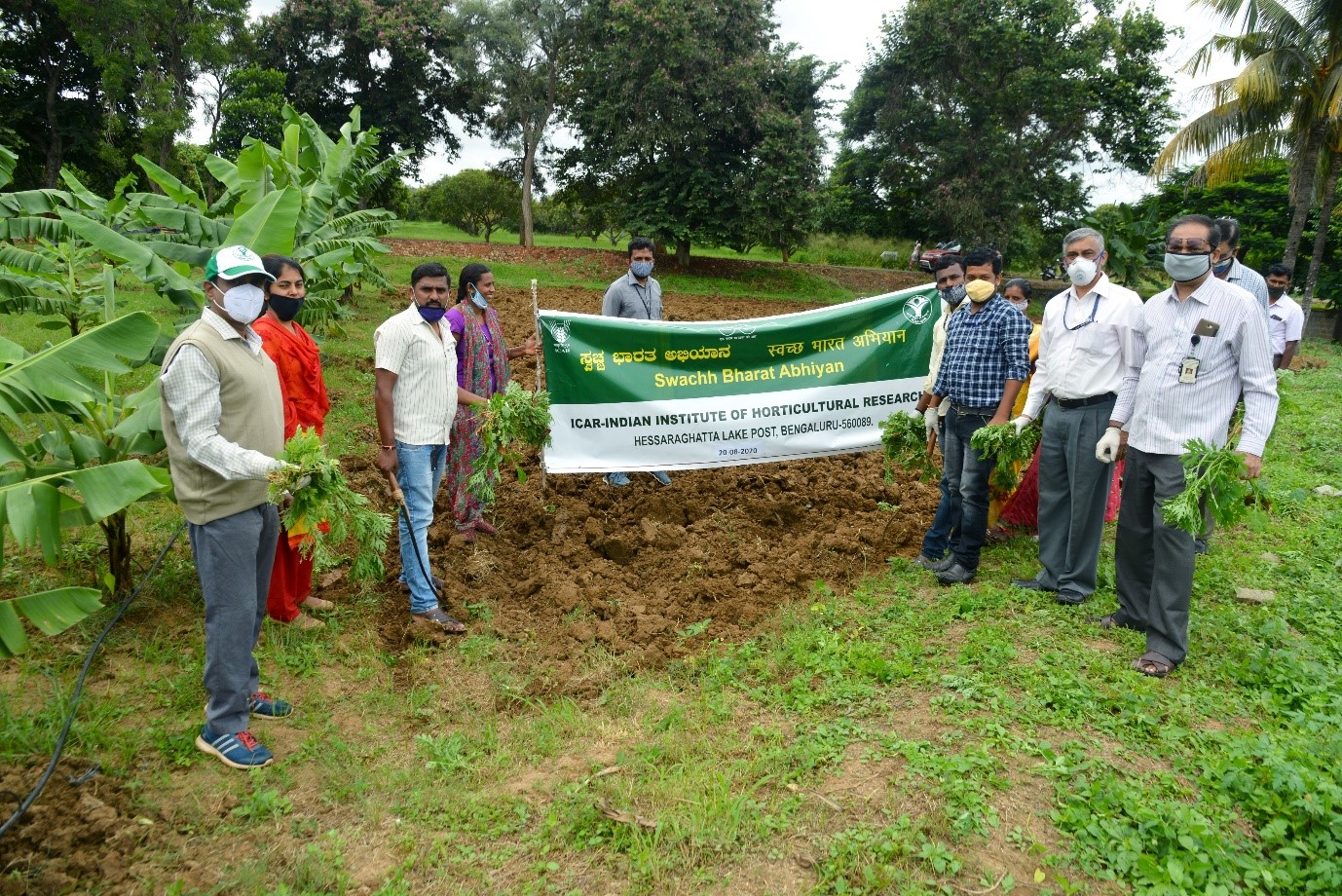 Observation of Fifteenth Parthenium awareness week at ICAR-IIHR, Bengaluru from 16-22, August,2020