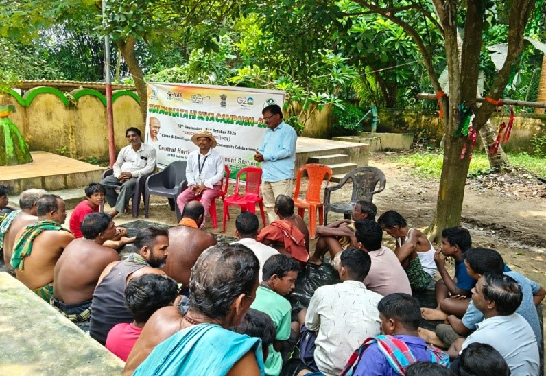 Central Horticultural Experiment Station organized Swachhata Hi Seva 2025 during 17th September to 2nd October