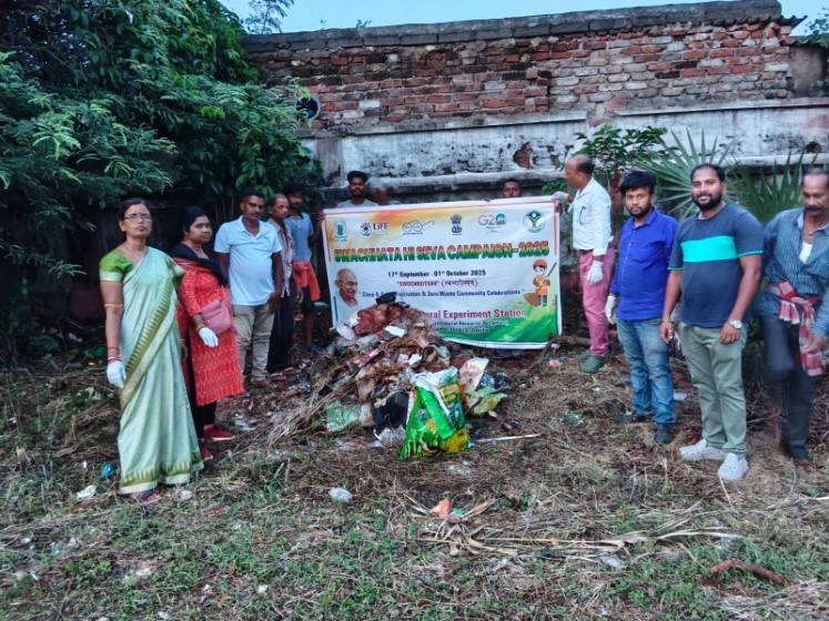 Central Horticultural Experiment Station organized Swachhata Hi Seva 2025 during 17th September to 2nd October