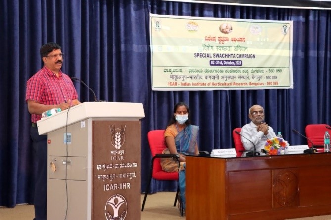 Guest lecture on “Gandhian Philosophy and Science” on 8.10.2021 by Novelist and professor, Dr. K. N Ganeshaiah