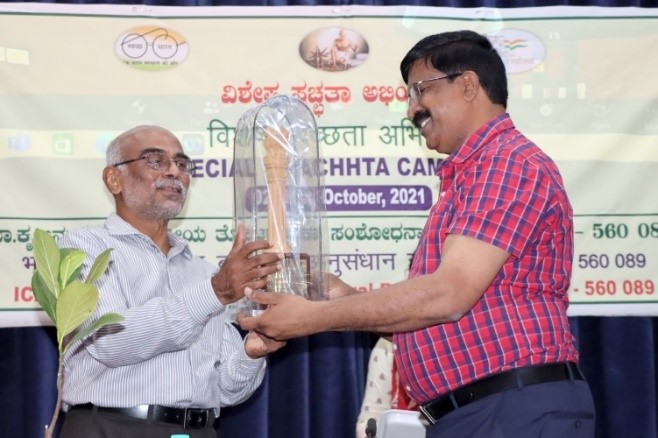 Guest lecture on “Gandhian Philosophy and Science” on 8.10.2021 by Novelist and professor, Dr. K. N Ganeshaiah