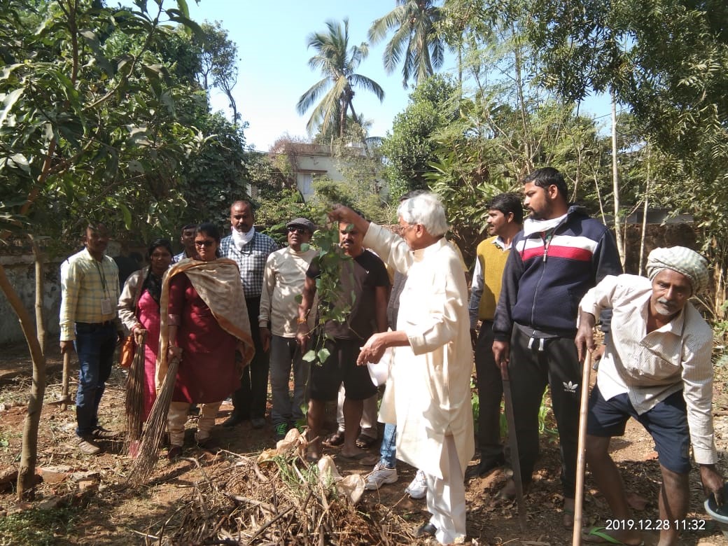 Central Horticultural Experiment Station (ICAR-IIHR) Aiginia, Bhubaneswar observed Swachhta Pakhwada from 16th-31st December 2019.