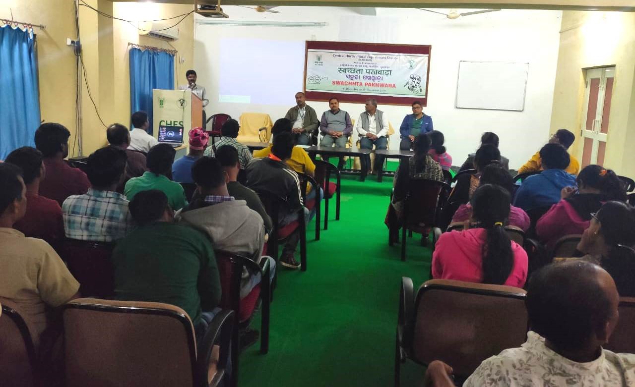Central Horticultural Experiment Station (ICAR-IIHR) Aiginia, Bhubaneswar observed Swachhta Pakhwada from 16th-31st December 2019.