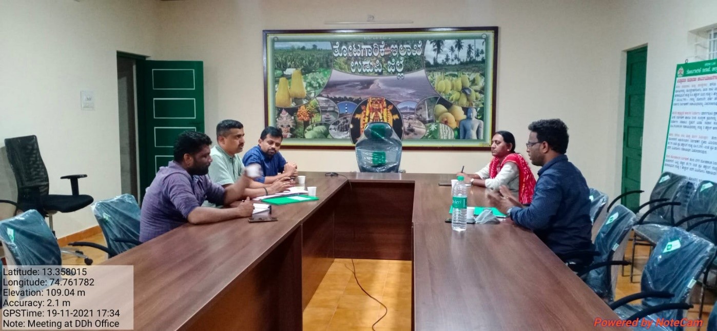 ICAR-IIHR technologies demonstration at State Farm, Department of Horticulture, GoK, Ramasamudra, Karkala, Udupi District