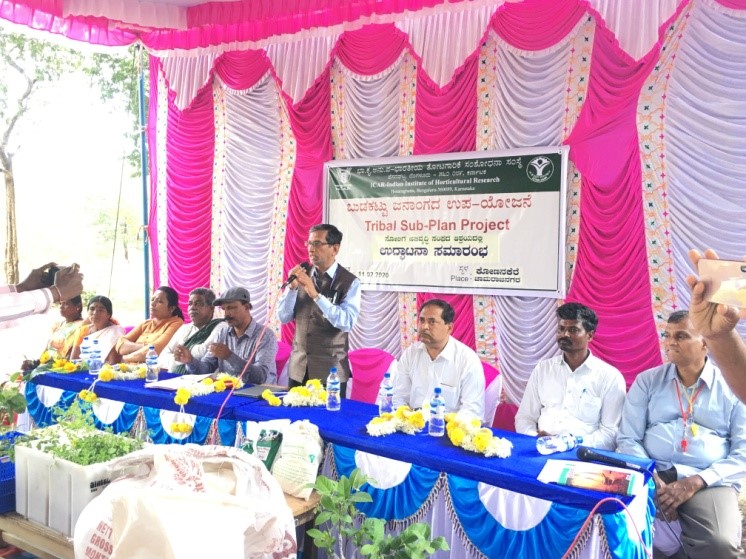 ICAR-IIHR Launched Tribal Sub-Plan Project at Chamarajanagar District of Karnataka