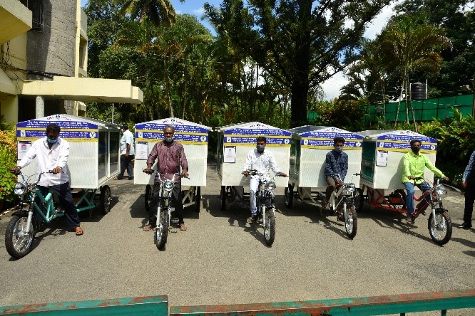ARKA TRICYCLE - SOLAR POWERED TRICYCLE FOR VENDING FRUITS AND VEGETABLES