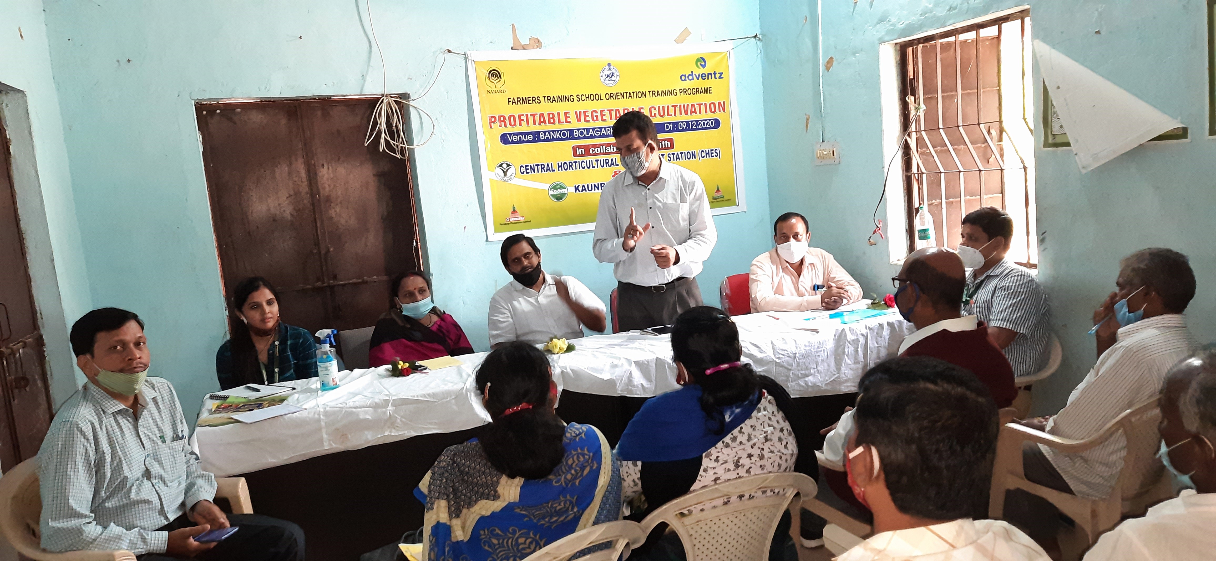 One-day Farmers’ Orientation Training Camp Organized by Central Horticultural Experiment Station (CHES, ICAR-IIHR), Bhubaneswar and Farmers’ training School, PPL