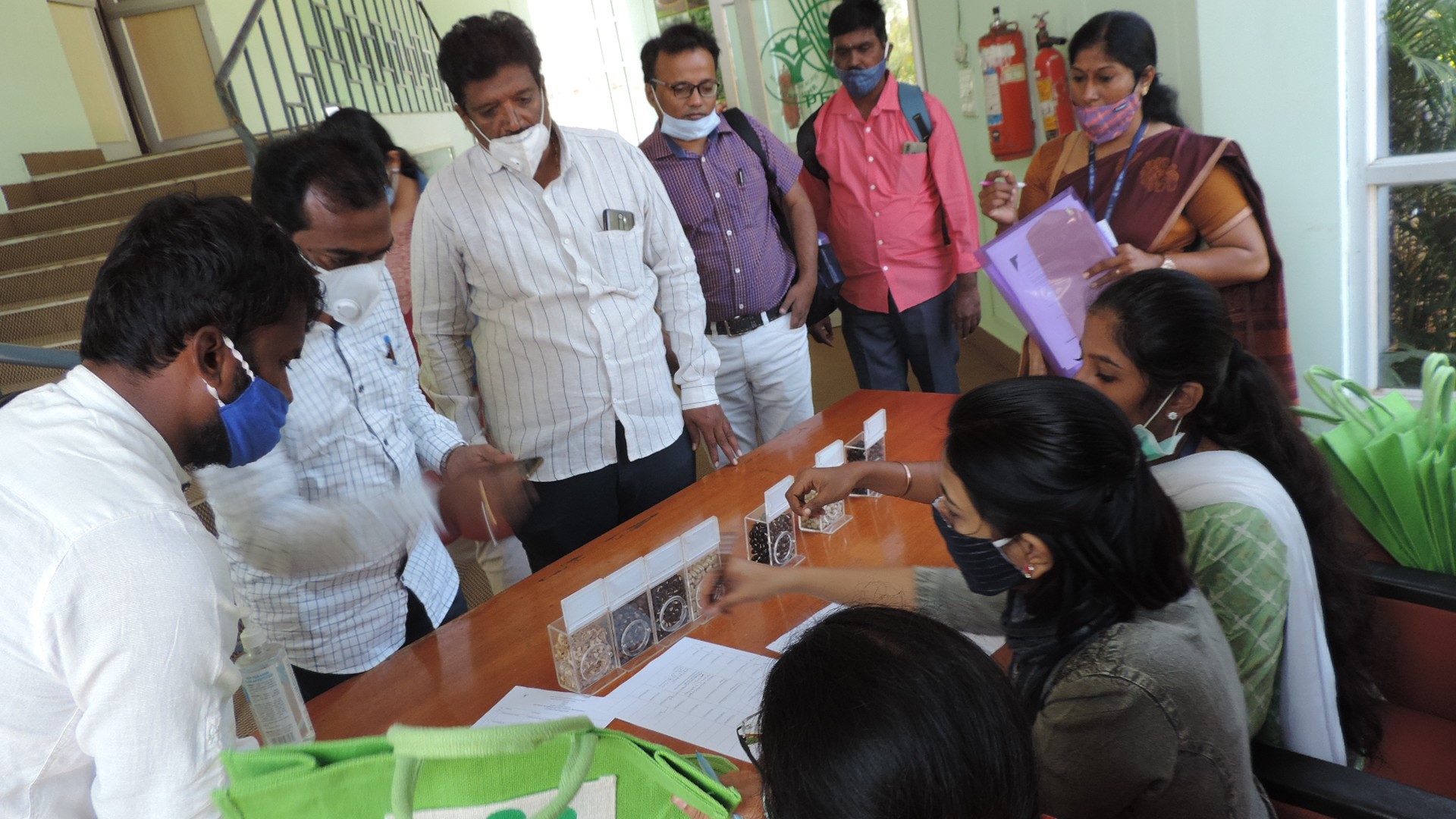 One day farmers’ training program on “Post Harvest Management and Value Addition of Medicinal Plants” was organized at ICAR-IIHR on 28th January 2021 