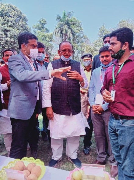 Central Horticulture Experiment Station (ICAR-IIHR), Bhubaneswar  participated Bihar Udyan Mahotsav, 2021