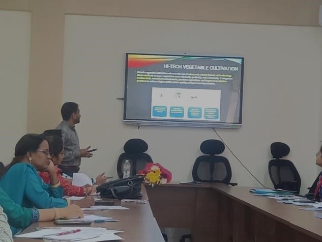 Refresher Training Programme on Advanced Techniques in Modern Vegetable Cultivation was held at CHES-IIHR, Bhubaneswar