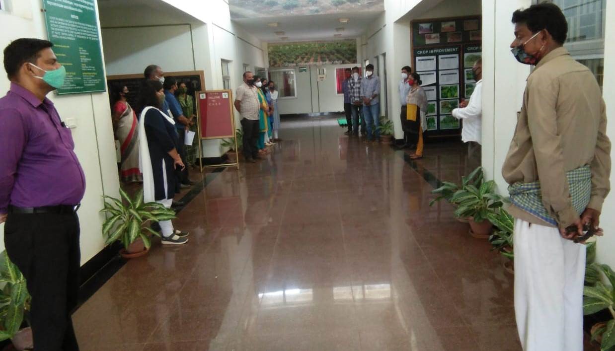 Central Horticultural Experiment Station (ICAR-IIHR), Bhubaneswar observed Vigilance Awareness Week - 2020