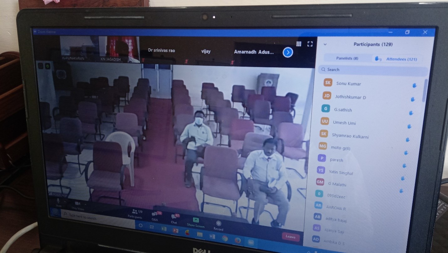 Webinar on “Training on the Prospectus in Dragon Fruit Cultivation’ held at ICAR-KVK, Hirehalli on 1.6.2020