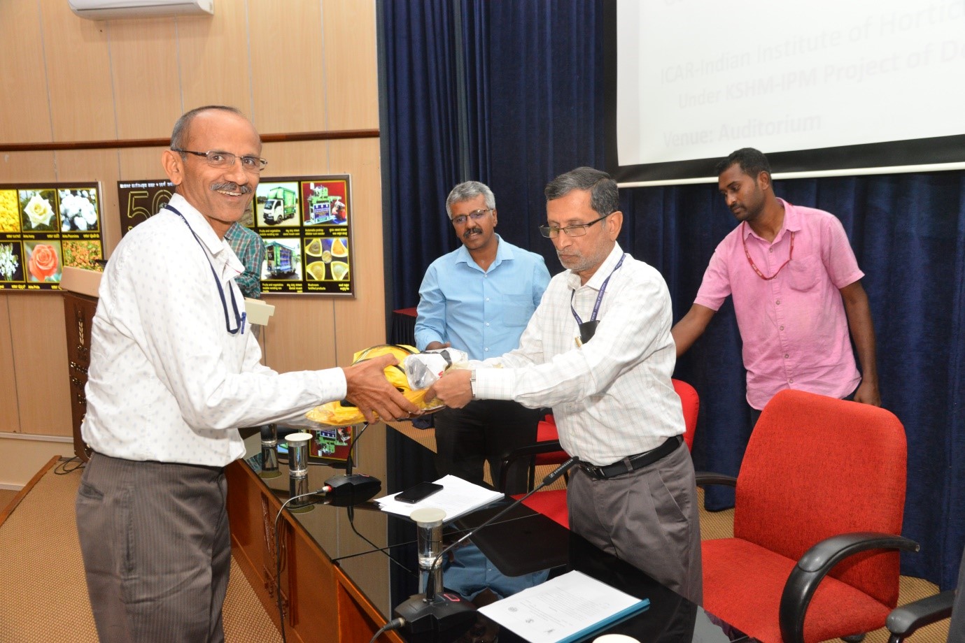 Workshop on “Good Agricultural Practices in Handling Plant Protection Chemicals in Horticulture” conducted at ICAR-IIHR, Bengaluru
